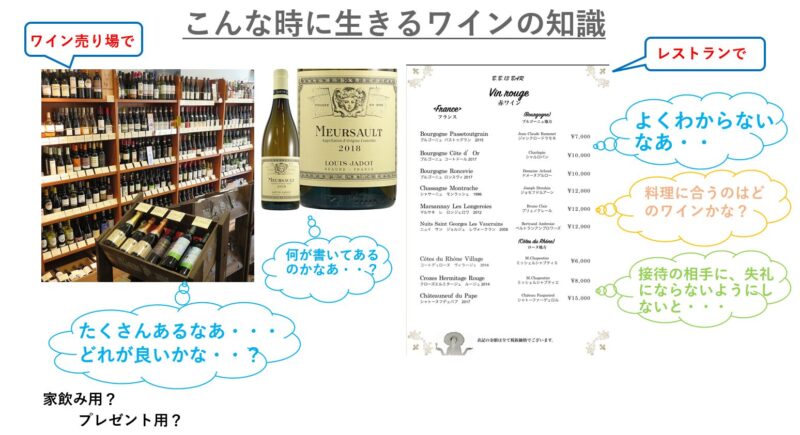 こんな時に生きるワインの知識